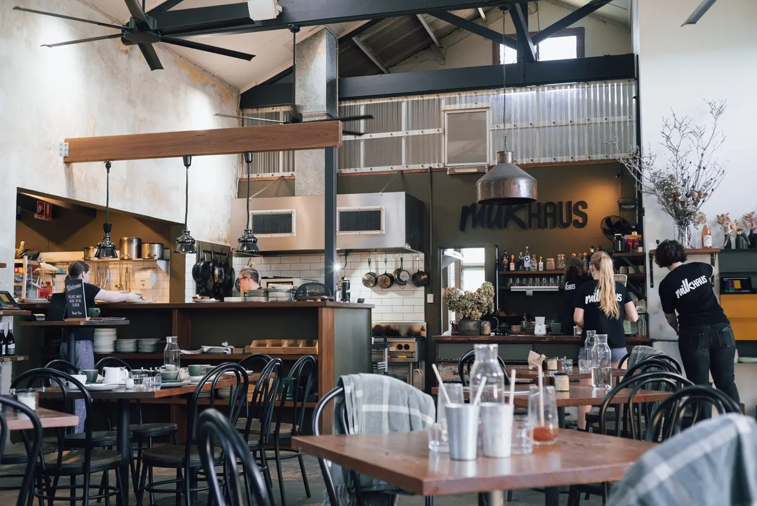 Barn style resturant.